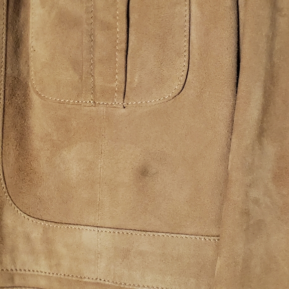 Cole Haan Country Suede Zippered Jacket Size S - Picture 2 of 13